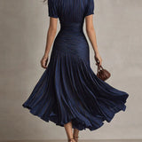 Elena™ | Vintage Κομψό Maxi Φόρεμα Chiffon